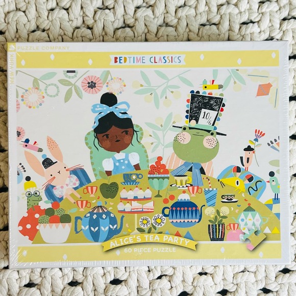 New York Puzzle Company “Alice’s Tea Party”  Puzzle - 60 Piece - Picture 2 of 9